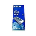 Epson T516 inkt cartridge licht cyaan (origineel)